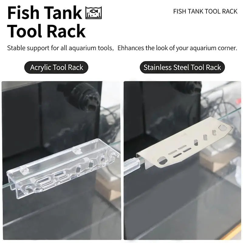 Aquarium Aquascaping Tool Holder, Steel or Acrylic Options