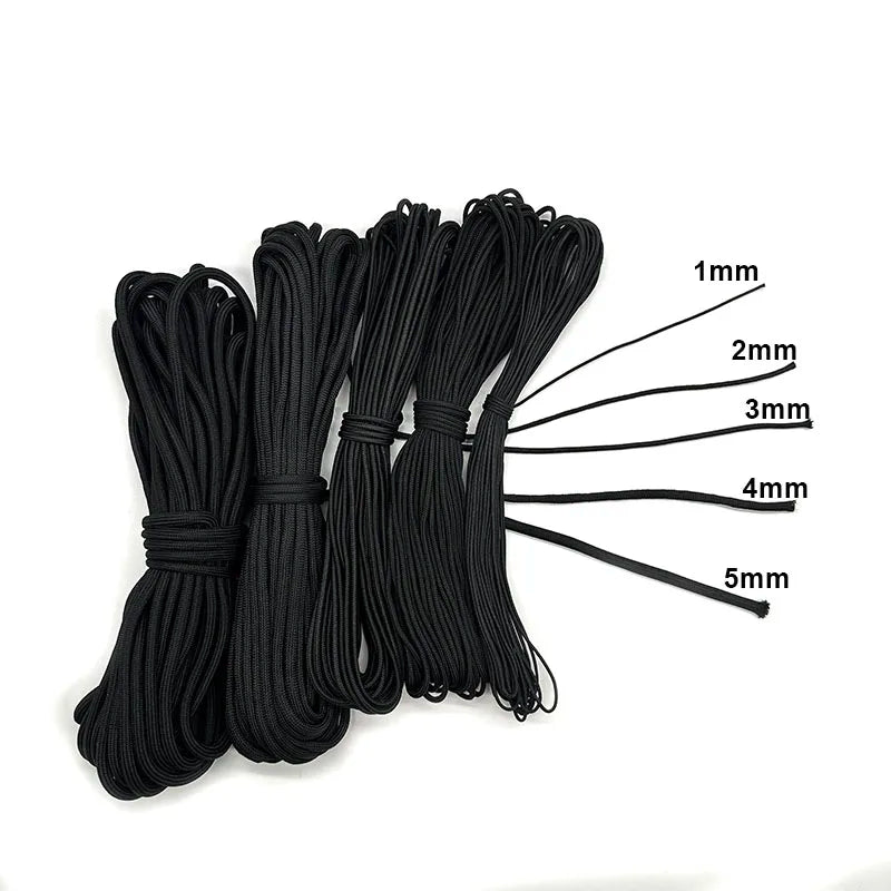 Paracord Rope 1mm to 5mm Diameter
