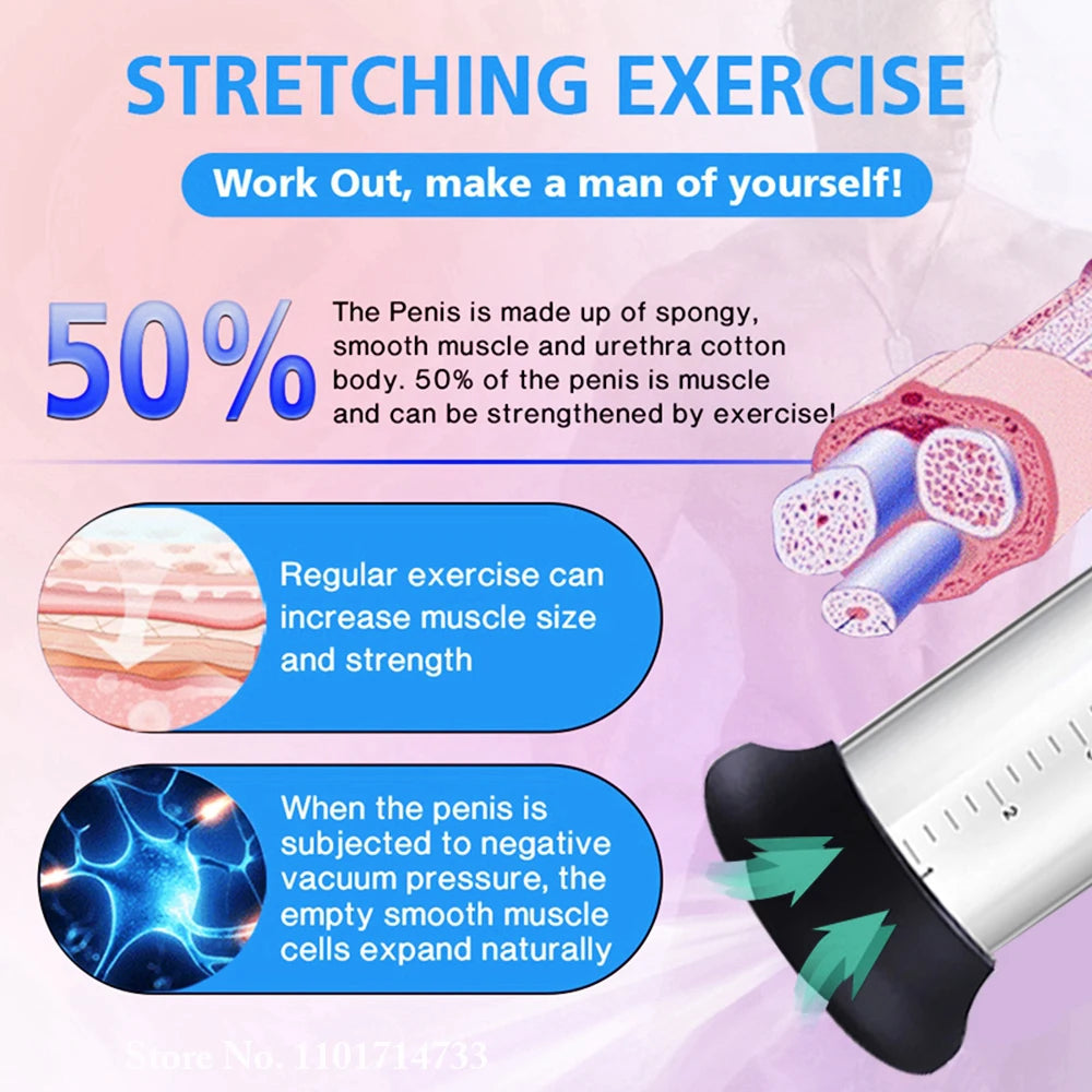 Akrilik Penis Pompası Manuel Vakum Penis Büyütücü