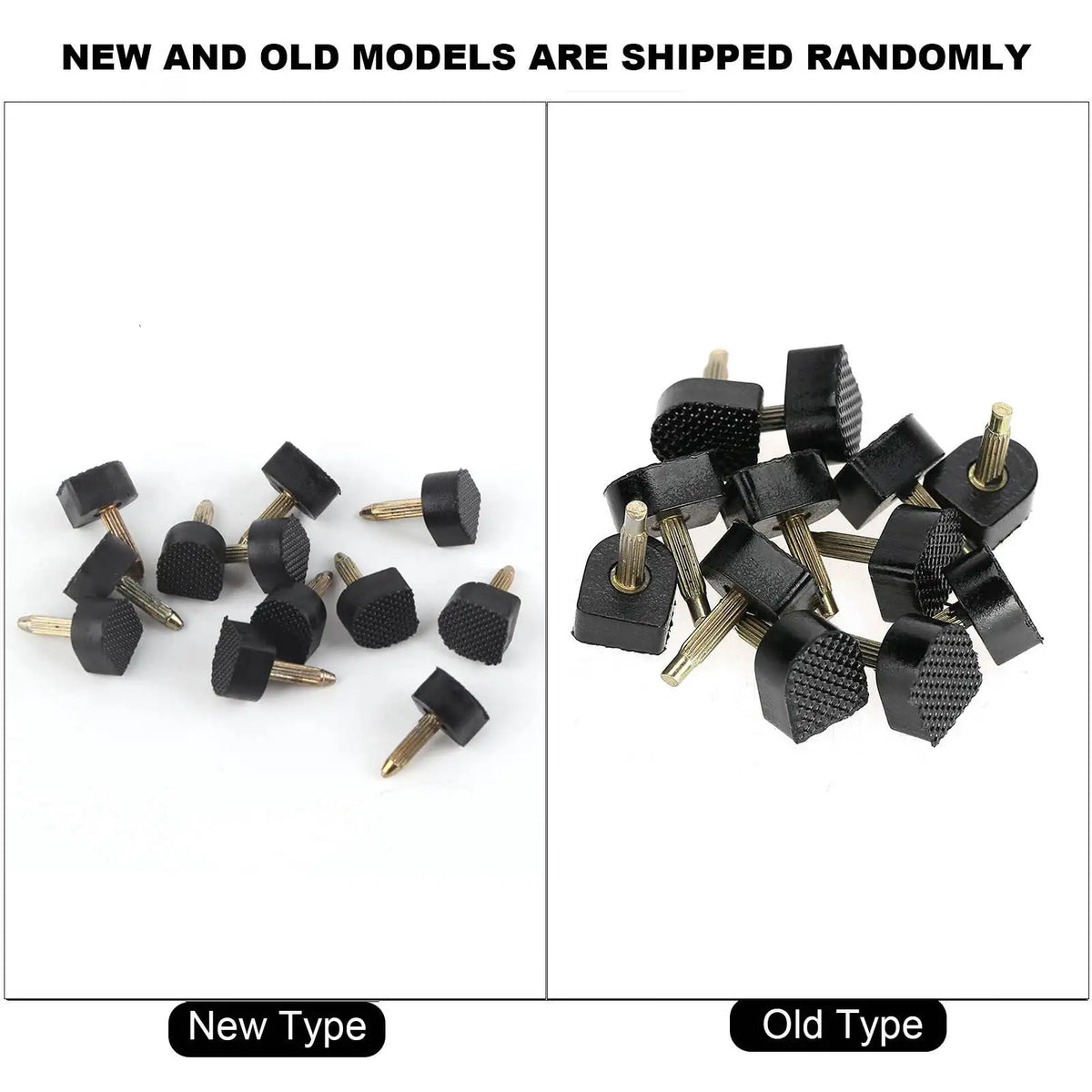 Replacement High-Heel Tips, 60 Pack, Five Sizes