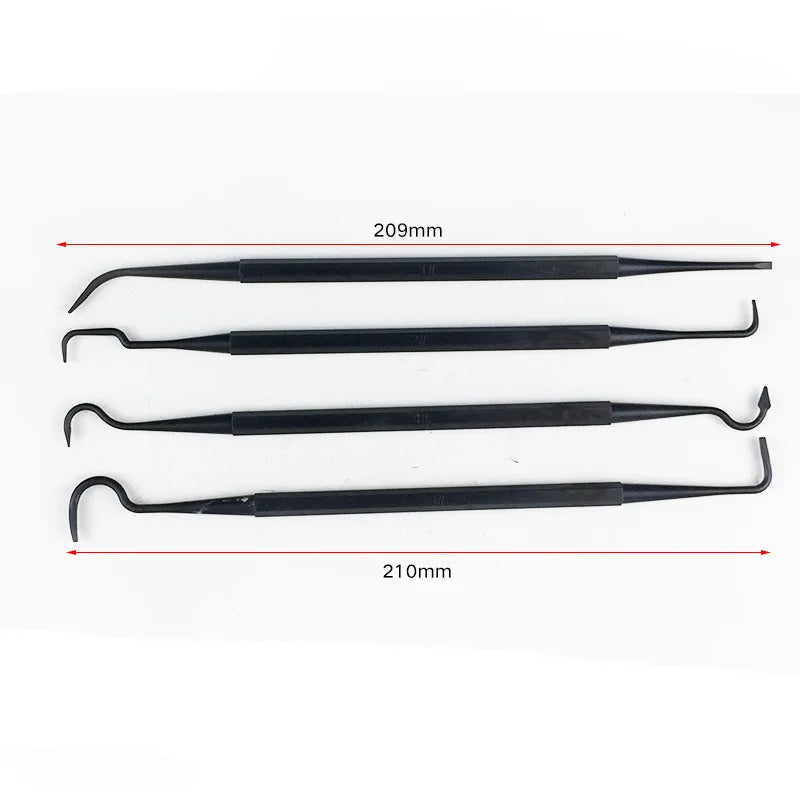 ALLSOME Double-end Steel Wire Brush & Nylon Pick Set Universal Hunting Gun Cleaning Kit Tactical Rifle Gun Cleaning Tool 