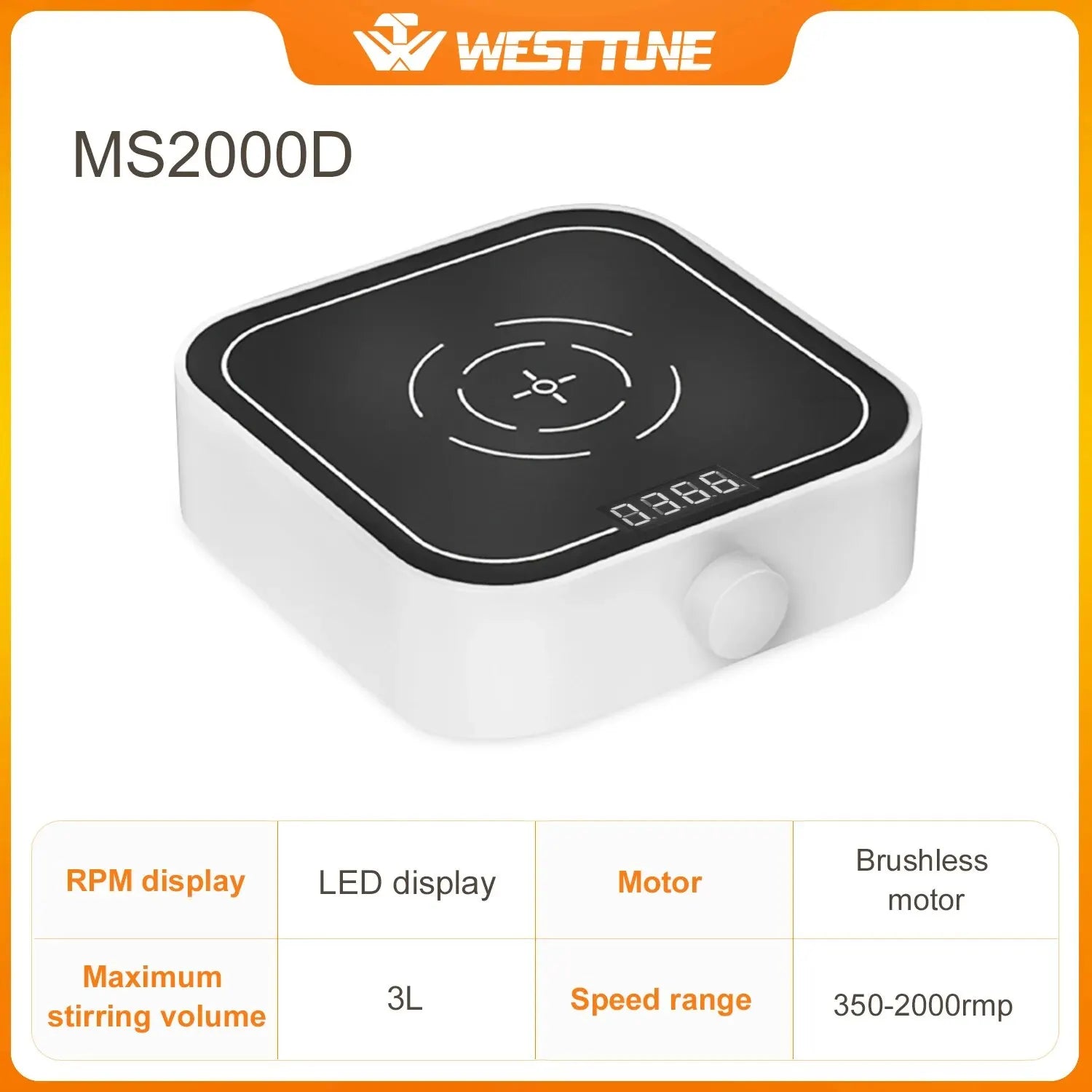 Mini Magnetic Stirrer 2000rpm/3000rpm with Stir Bar