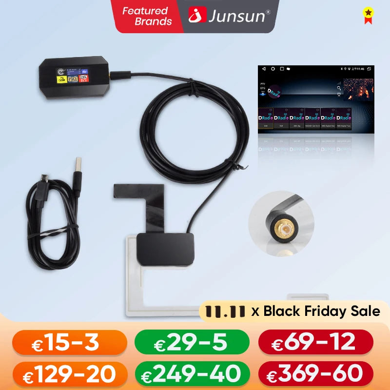 DAB Antenna With USB Adapter for Android Car Radios