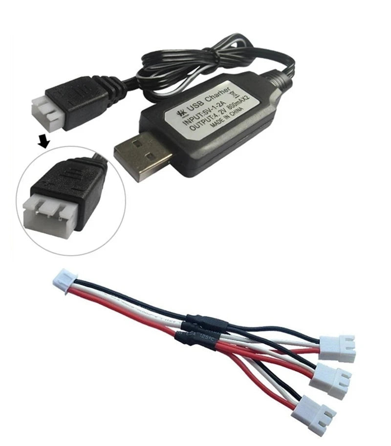 7.4 V RC Battery and Charger Accessories - Options