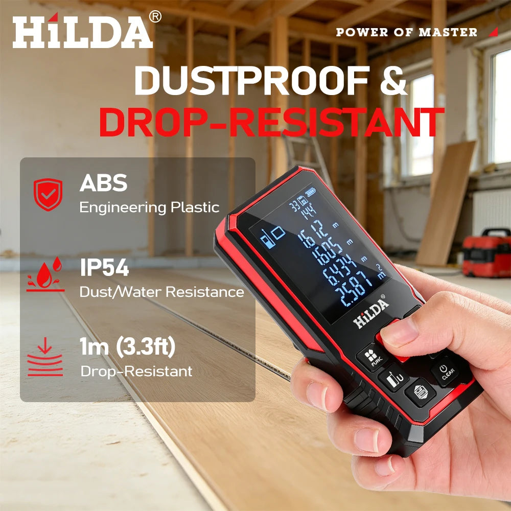 Digital Laser Distance Meter with Range Options