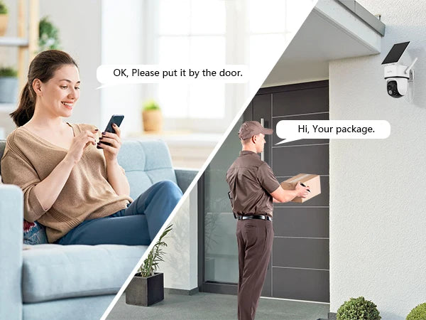 2K Dual Lens Solar Wireless Outdoor PTZ Security Camera