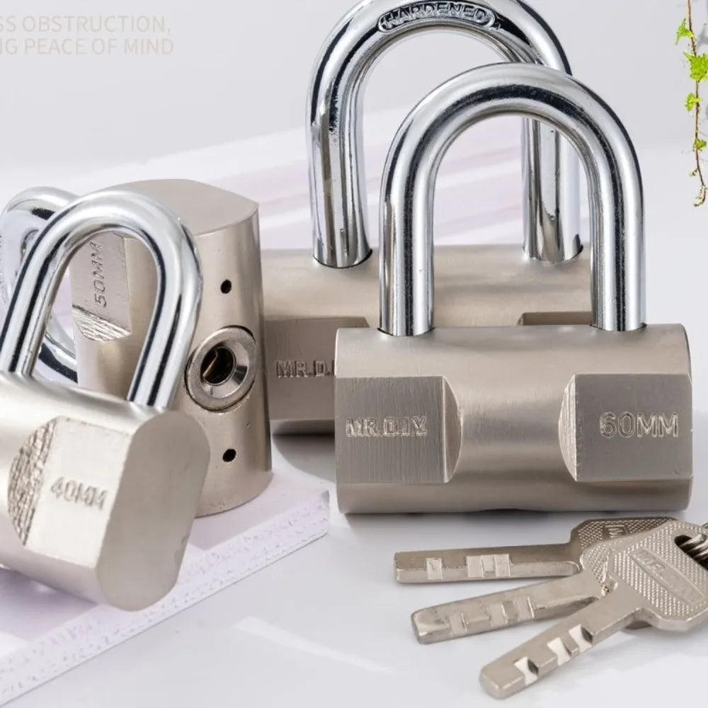 Stainless Steel Padlock for Gates and Containers, 4 Sizes