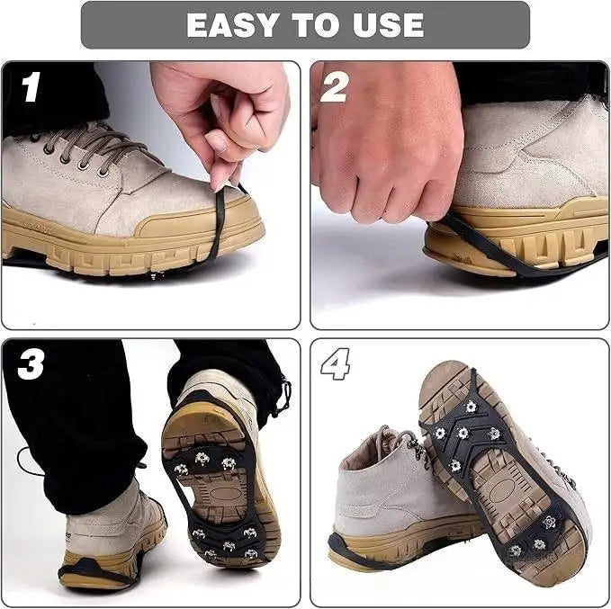 Eight-Spike Winter Walking Cleats - Pair