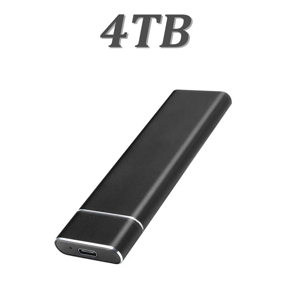 High-speed USB 3.1 portable SSD 2TB external solid state drive 1TB 4TB original large capacity for PC laptop Mac mobile phone ta