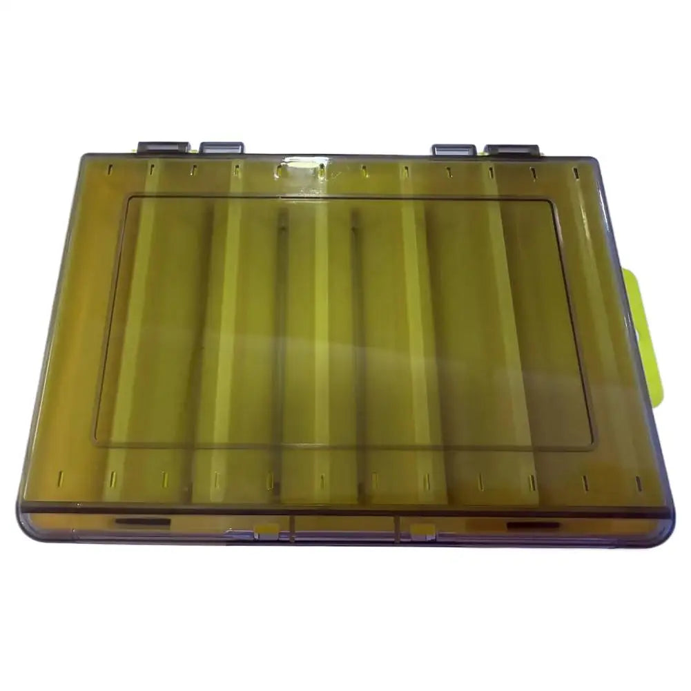 Double-Sided Fishing Tackle Box for Hooks, Lures and Baits