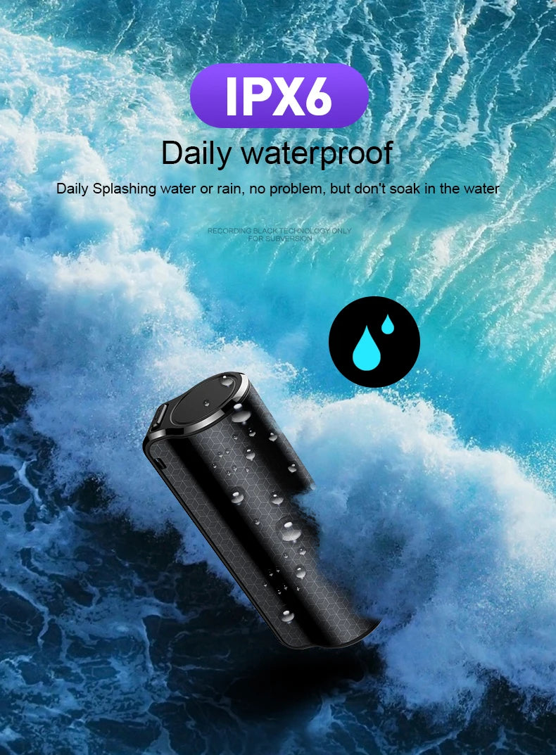 Mini Voice Activated Recorder 600 Hours Time Built-in Magnet Small Digital Audio Recording Device Sound Dictaphone 