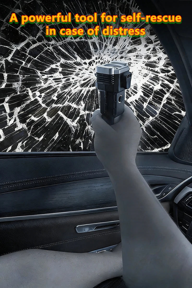 Rechargeable Vehicle Work Light with Glass Breaker