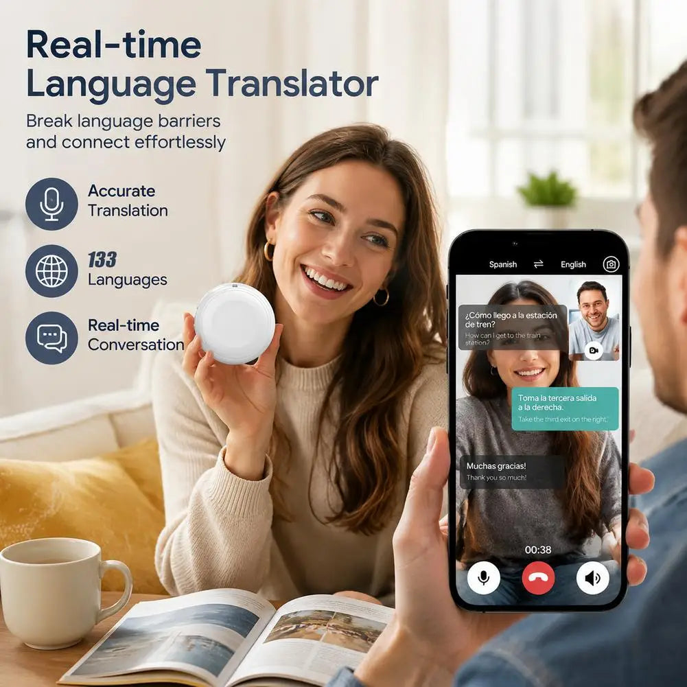 TS1-AI Wearable Bluetooth Translation Speaker