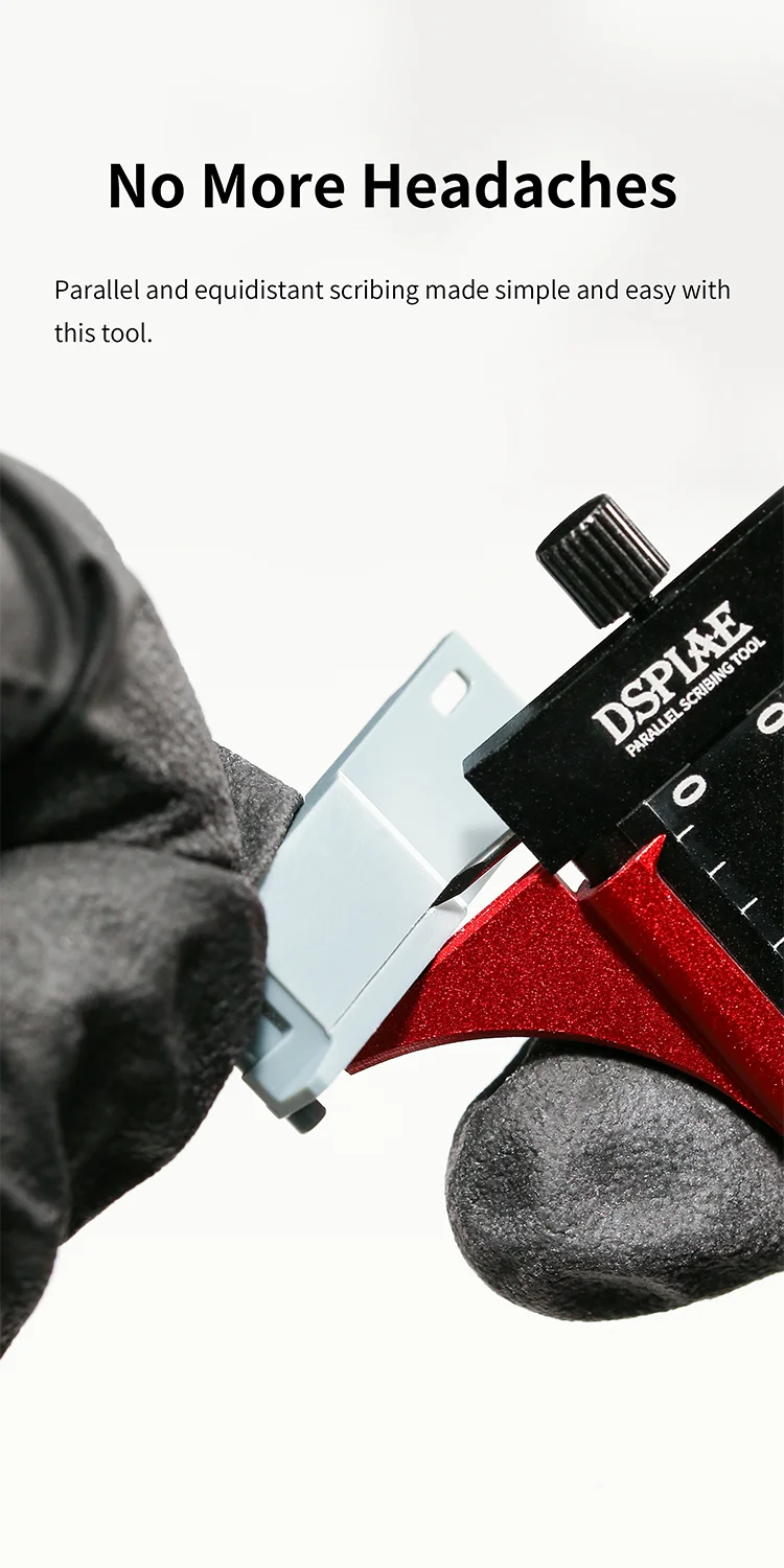 AT-PST Parallelle graveringliniaal voor modelbouw