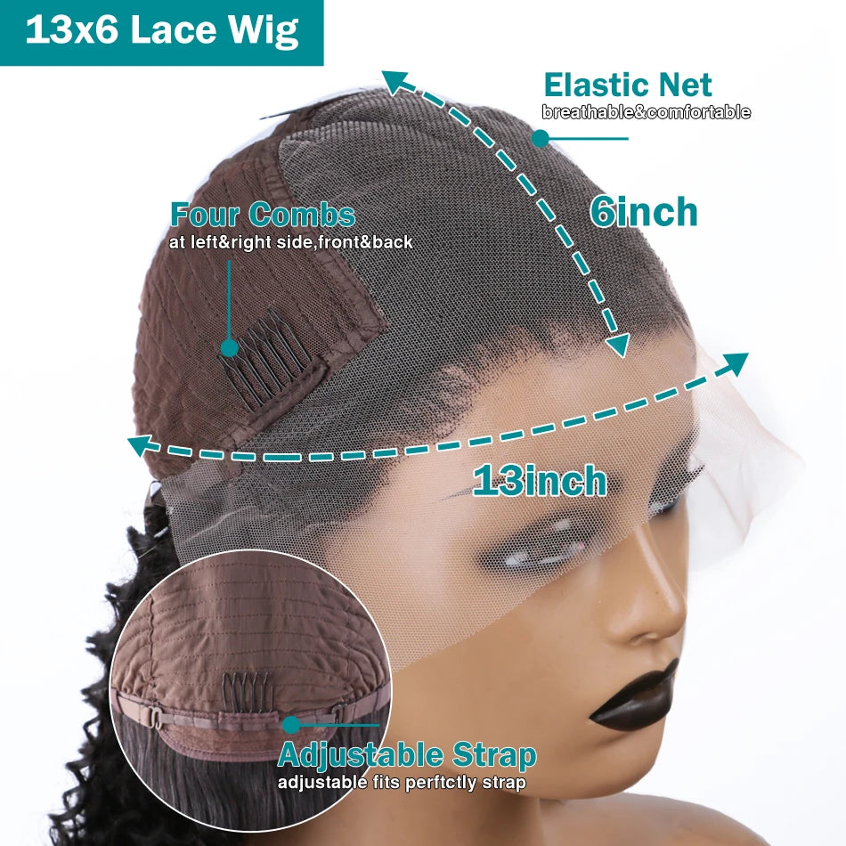 Loose Deep Wave HD Lace Frontal Human Hair Wig