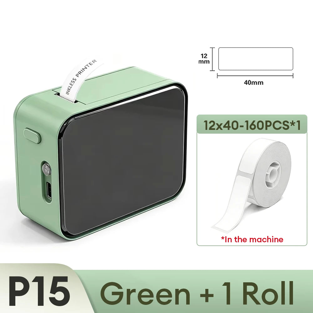 P15 Bluetooth-thermische labelprinter