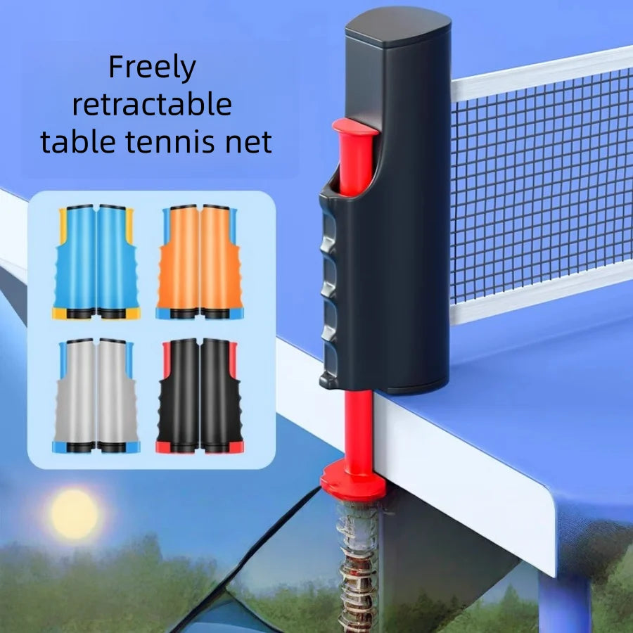 Retractable Table Tennis Net and Post Set