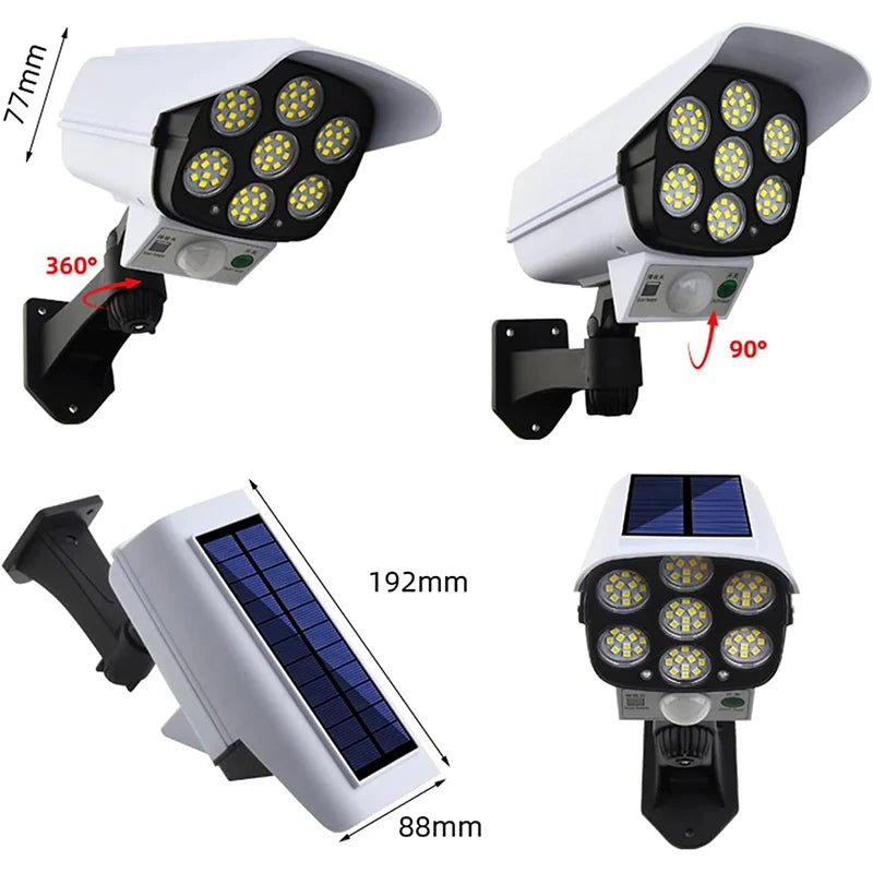 Solar Motion Light with Dummy Camera Housing