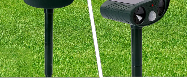 1pc ultrasound  Repellant Cat Dog Repellant Solar Powered Rechargeable Garden Waterproof creature Deterrent For Farm Yard 