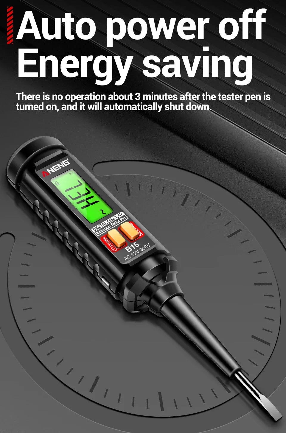 B16 Digital Voltage-Sensing Test Pen