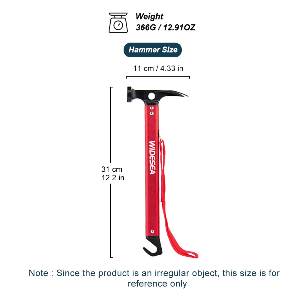 Aluminum Camping Nail Hammer