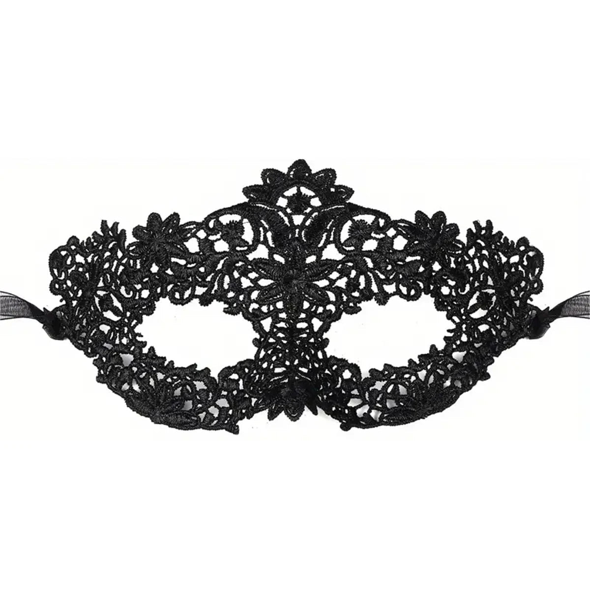 2pcs Elegant Black Lace Masquerade Mask Set for Couples - Perfect for Venetian Party, Mardi Gras, and Halloween Celebrations 