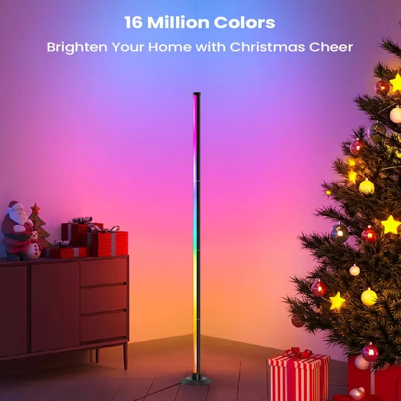 USB-Powered RGB Corner Floor Lamp