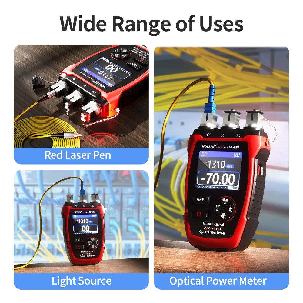 NF-919 Optical Power Meter, Light Source and VFL