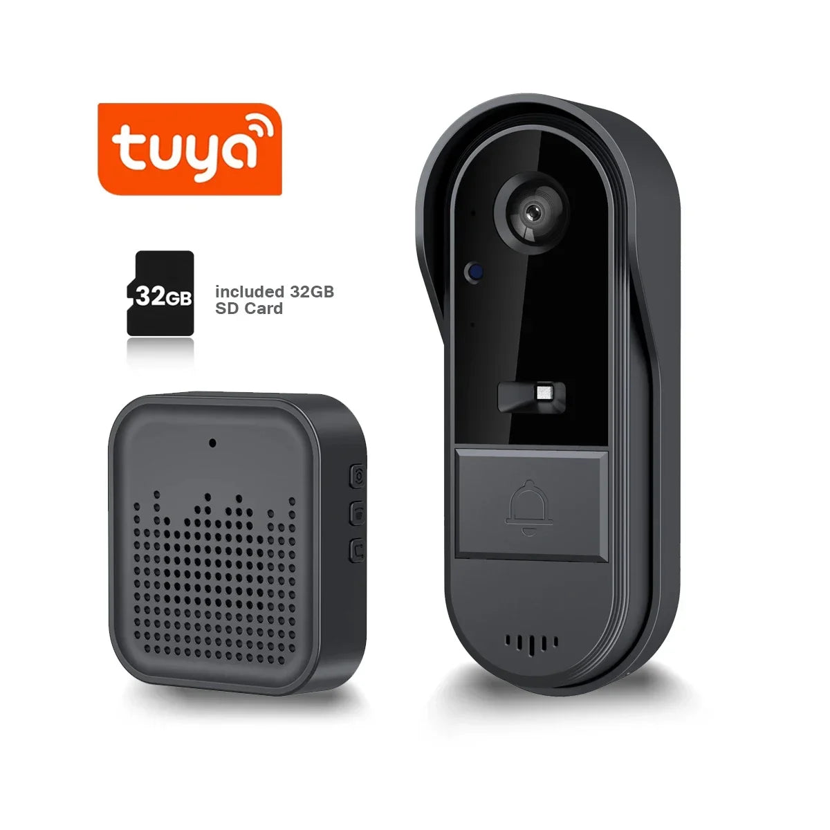 Wi-Fi Video Doorbell with Two-Way Audio