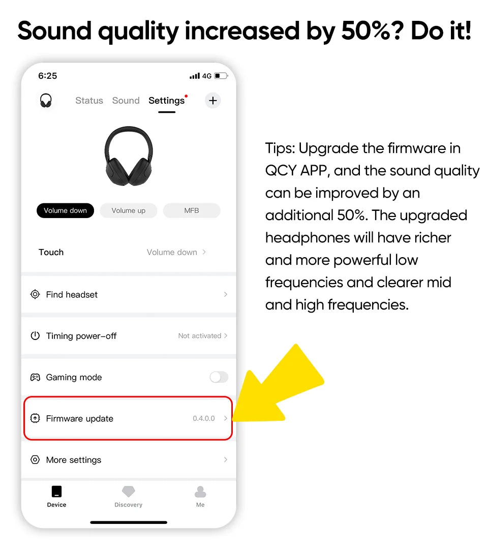 QCY H3 ANC Cuffie Wireless con Suono Hi‑Res