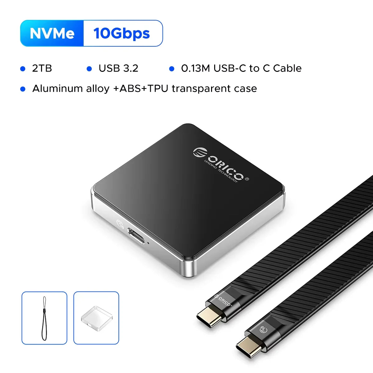 Magnetyczna obudowa M.2 NVMe SSD 10Gbps USB-C do iPhone’a i laptopa