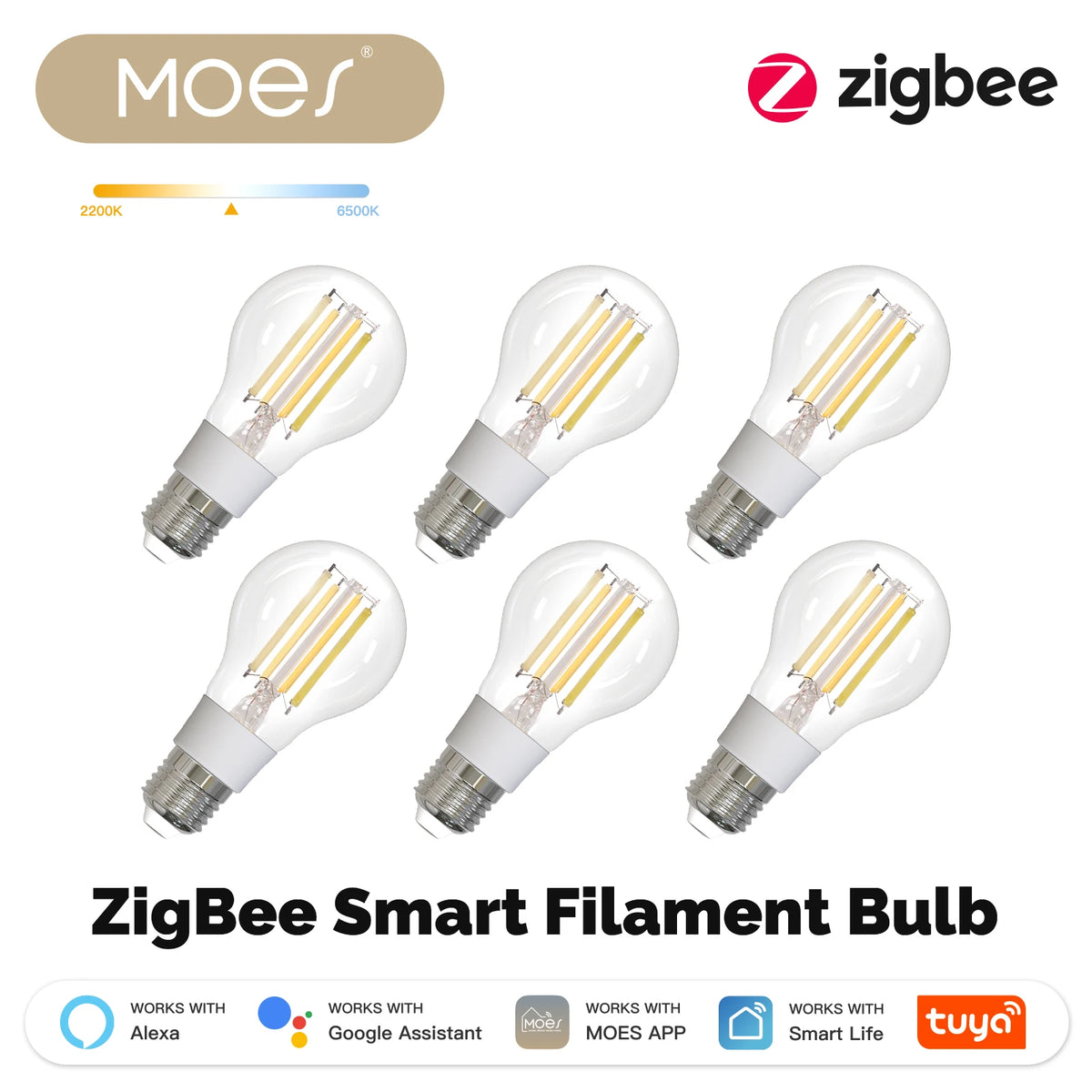 E27 Zigbee Smart Filament Bulb