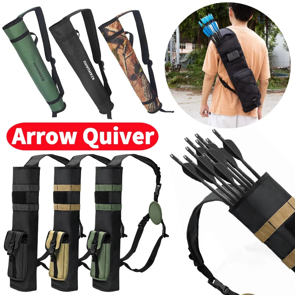 Adjustable Archery Quiver with Carrying Strap