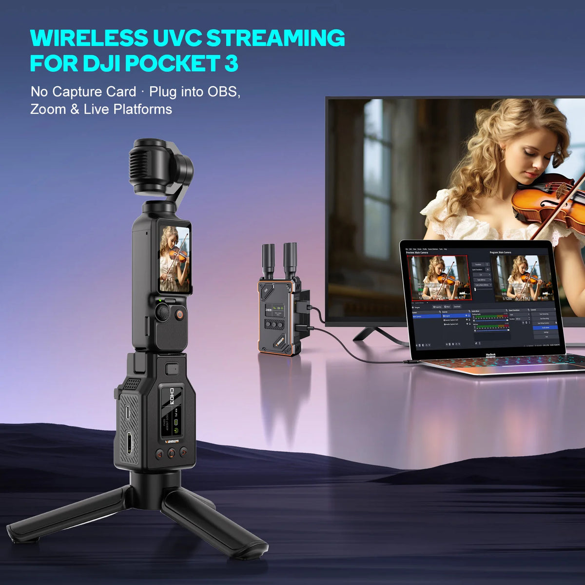 Wireless HDMI Transmitter and Receiver 1080P Extender Kit