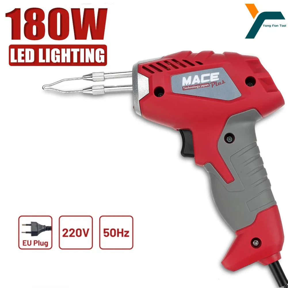 180W Fast Thermal Electric Soldering Iron Industrial-grade High-power Welding Repair Tool Soldering Gun EU Plug Rework Station 