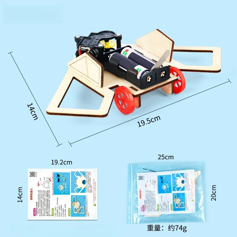 Komplet za izradu robotskog autića koji izbjegava prepreke