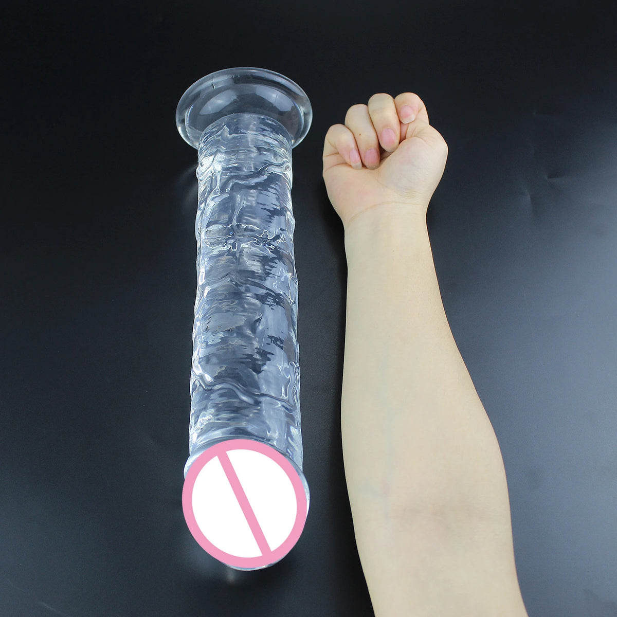 Non-Electric TPE Adult Toy with Suction Base – Size Options