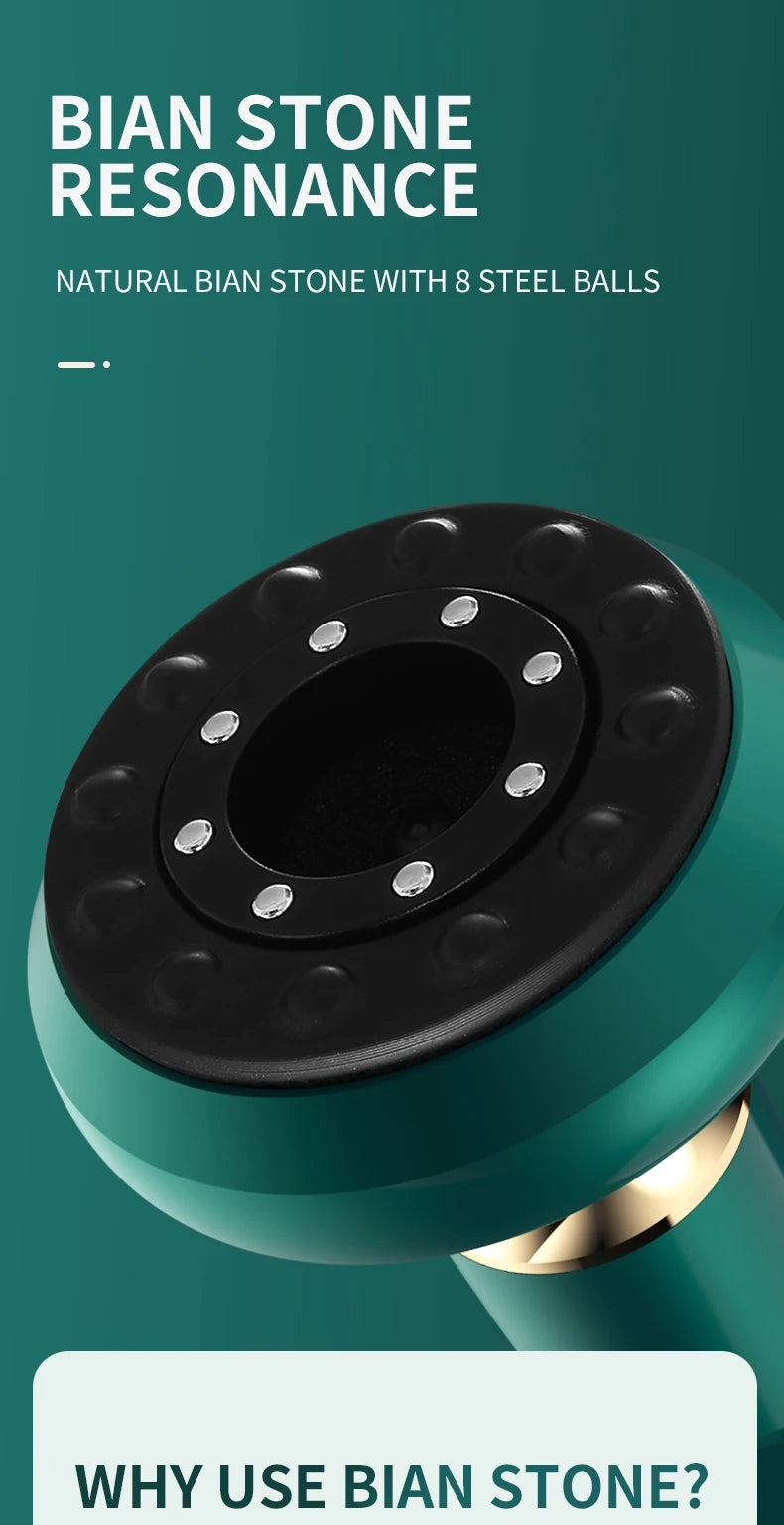 Tricolor Electric Massager GuaSha Vacuum Slimming Device