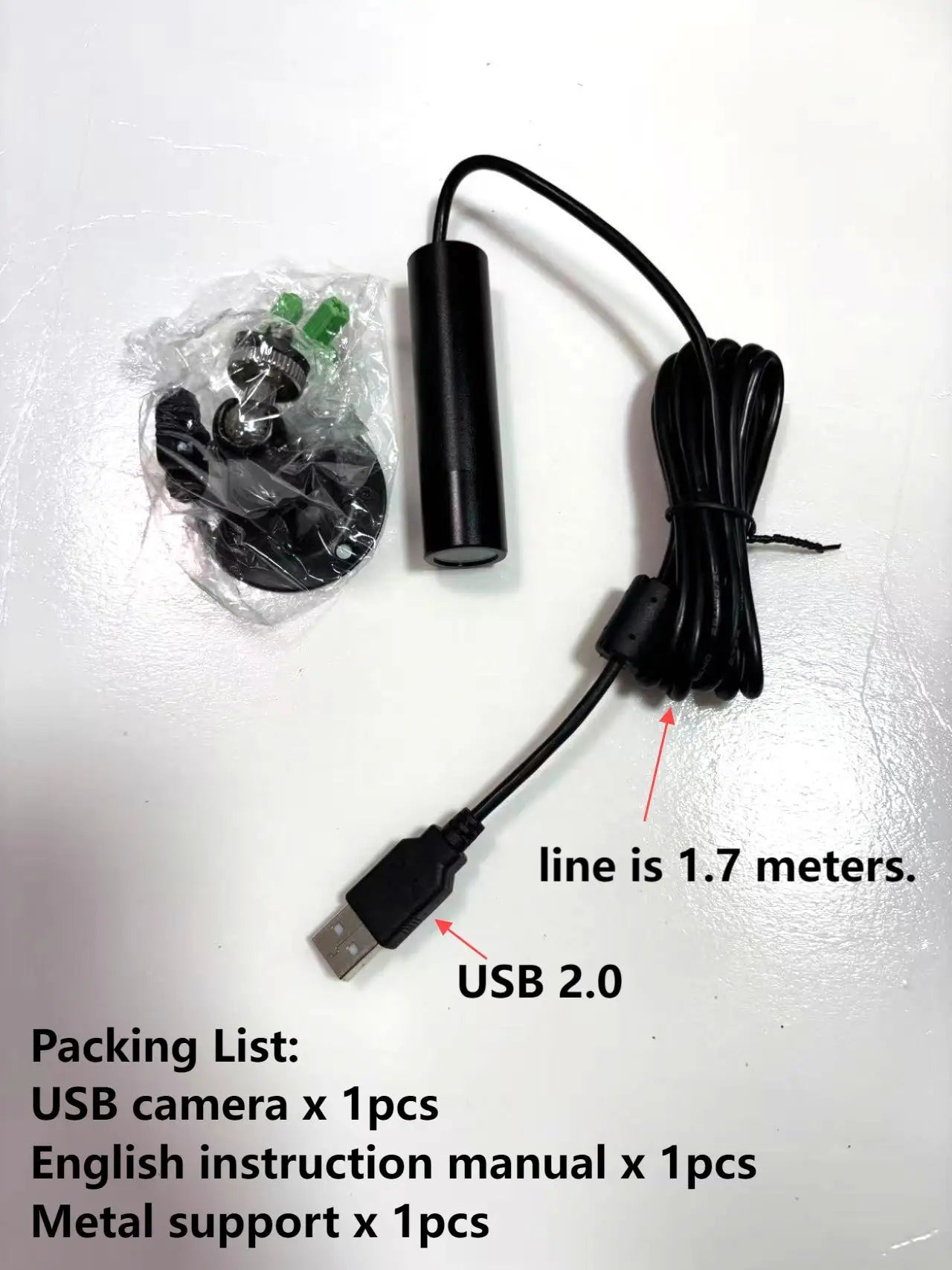 Mini Bullet Camera 1080P 30fps USB Type-C Drive-Free