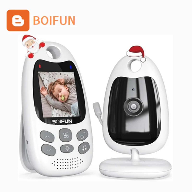 BOIFUN Baby Monitor with Camera, VOX, Night Vision, 2.4 GHz