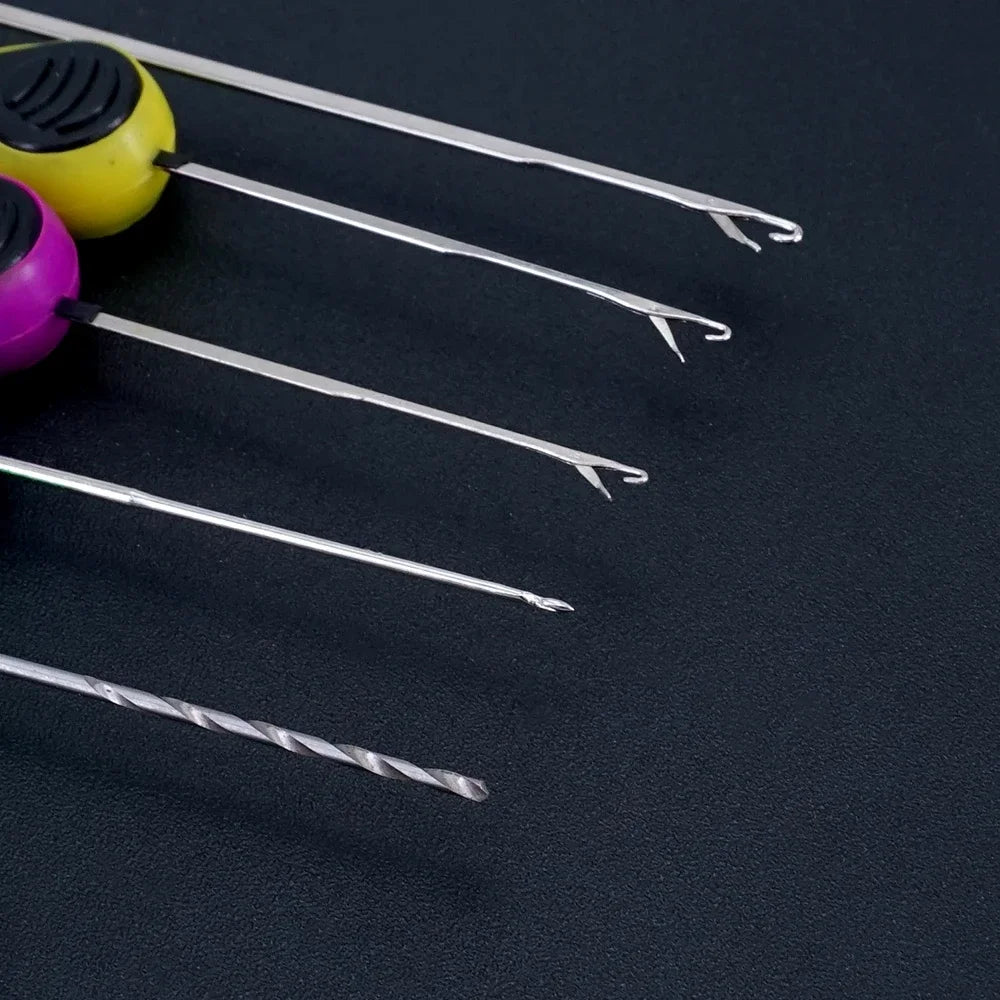 5x Ferramenta de Pesca de Carpete Acessórios de Gatilho de Iscas Conjunto de Agulha para Boilie Pop Up Rigs BT20 Gancho de Carp Rig Ferramentas de Montagem de Acessórios