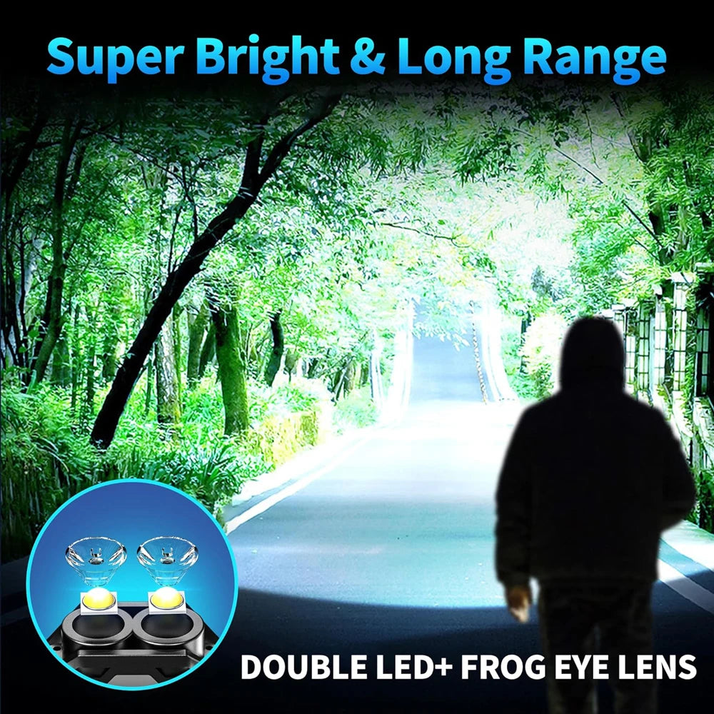 Lanterna do Bolso Potente, Lanterna Magnética, LED Super Brilhante, EDC Mini Lanterna de Includes COB LED