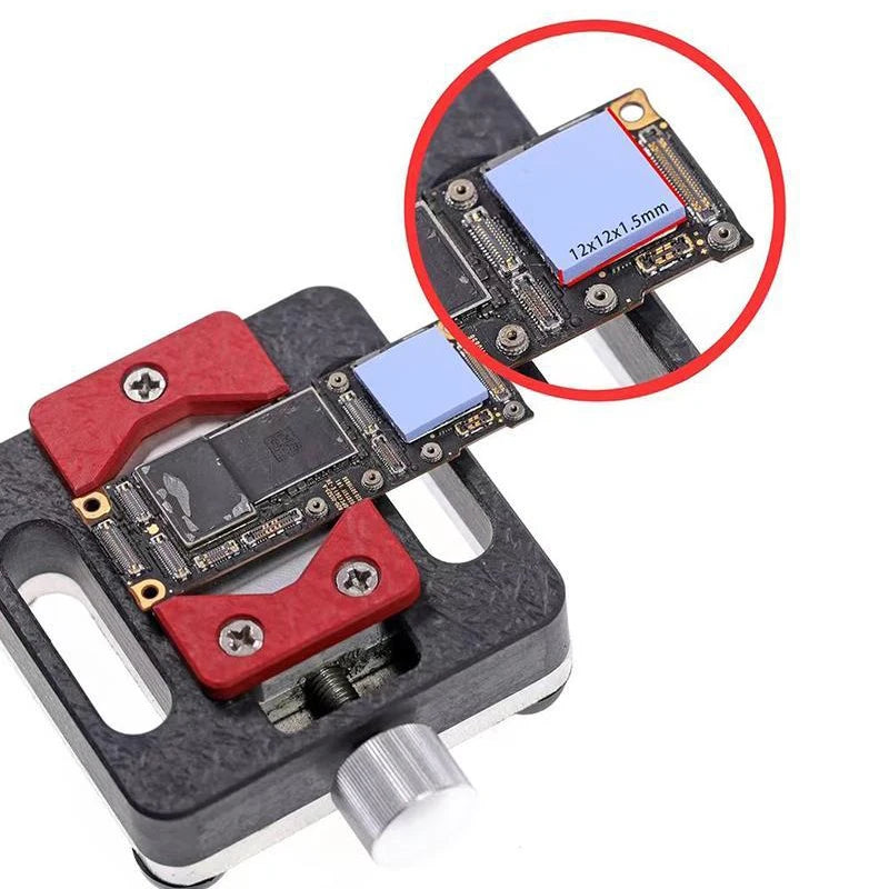Sada 100 silikónových teplovodivých podložiek, 12 × 12mm