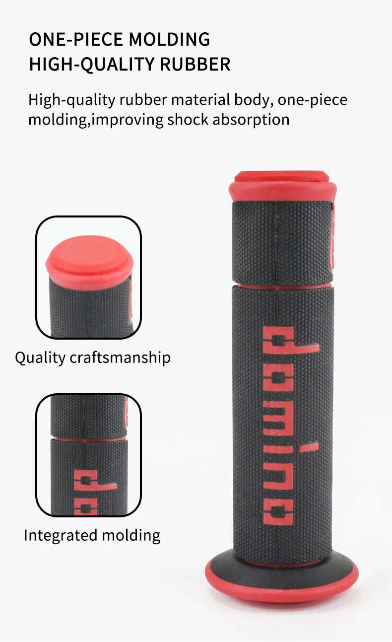 7/8 "22 24mm Motorcycle Grips Handle Bar For KTM YAMAHA Universal Pit Bike Motocross Motorbike Rubber GEL Domino Grip 15 Colors 