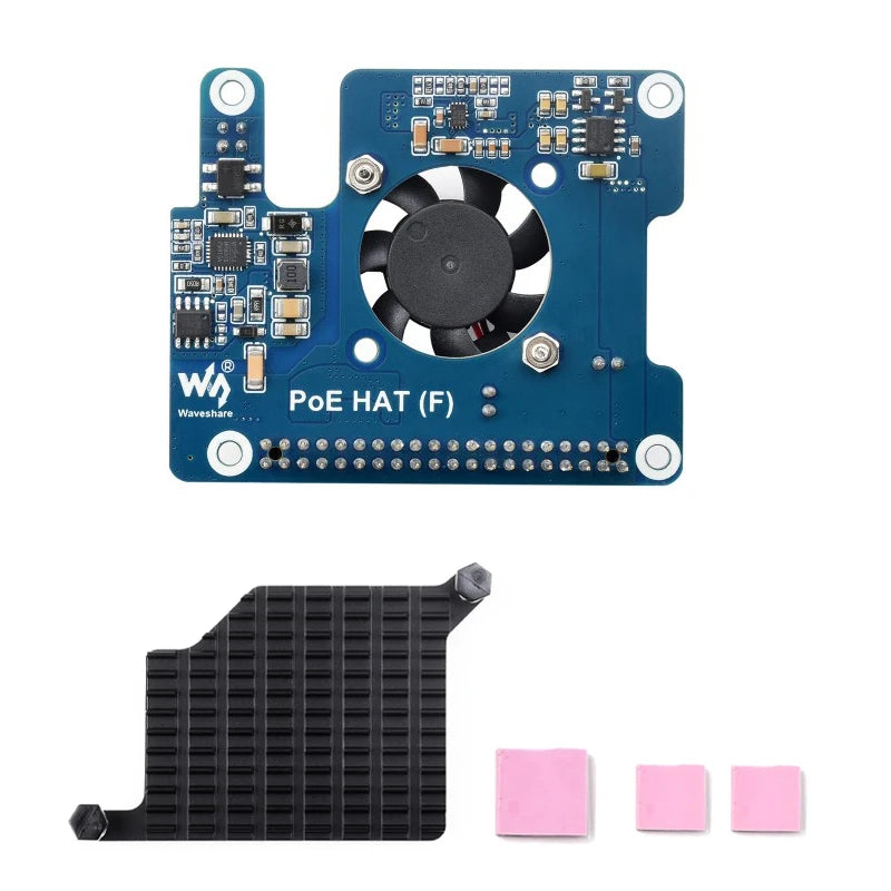 PoE HAT Raspberry Pi 5 con ventola e dissipatore