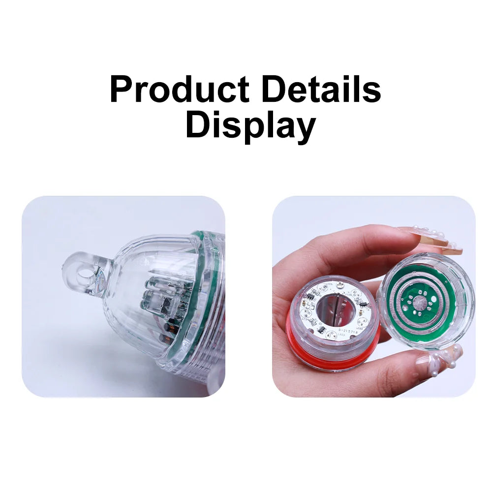 Luz LED intermitente para isco de pesca