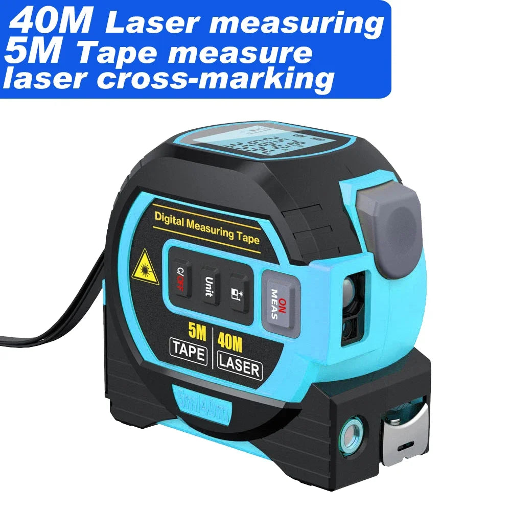 Laser Distance Meter with 5 m Tape Measure