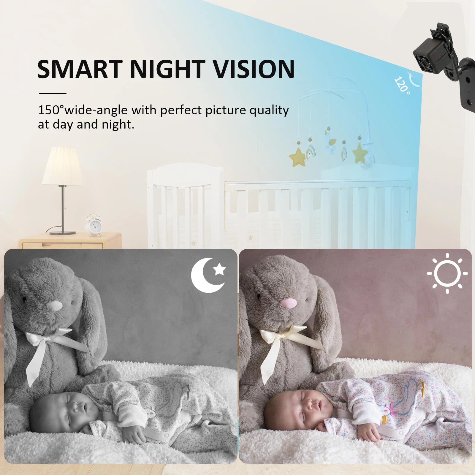 Mini 1080P Camera with Night Vision and Motion Activation