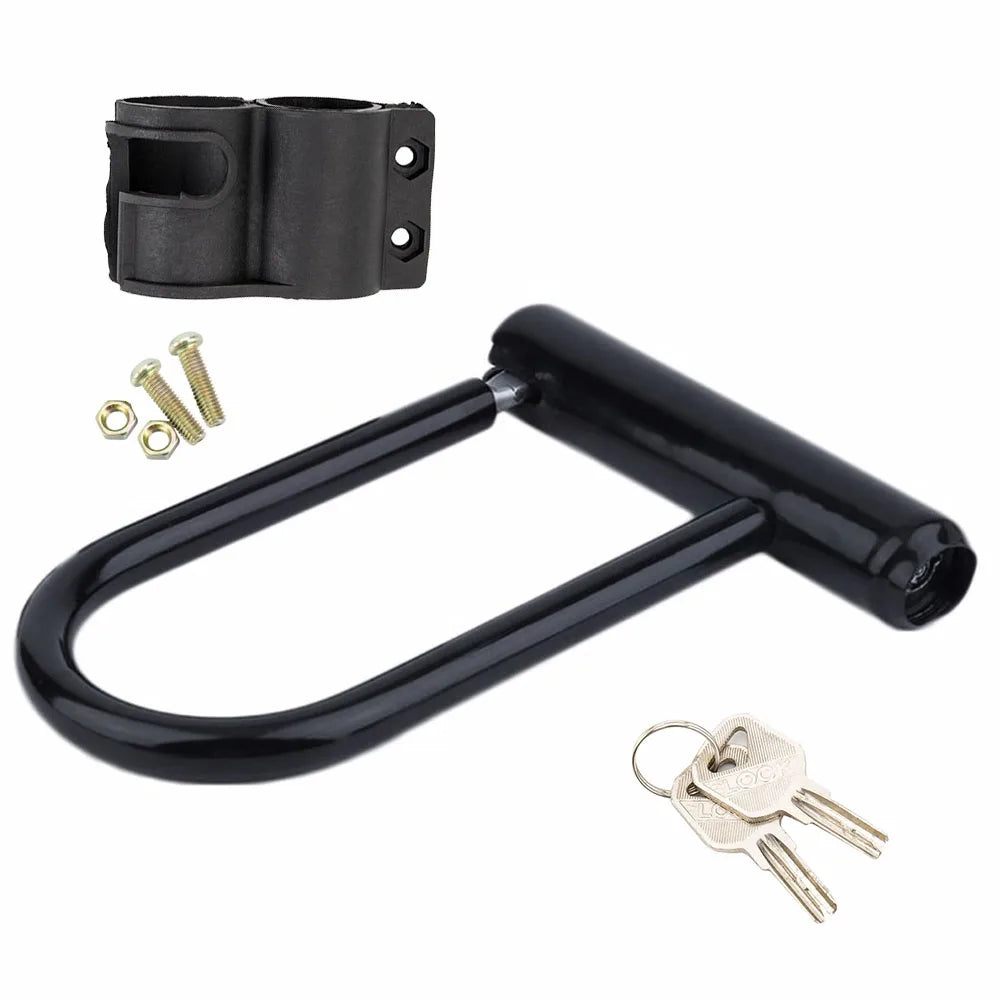 Metal U-Lock for Bicycles and Scooters with Two Keys