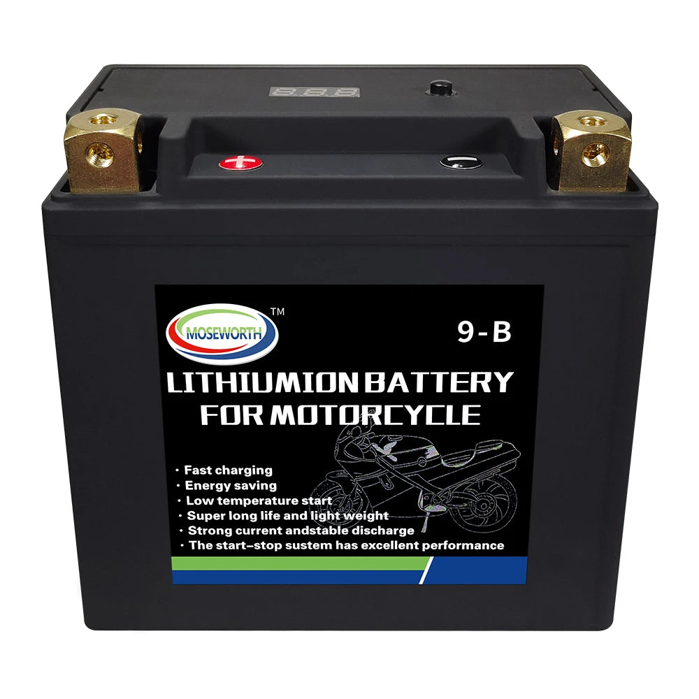 Motorcycle Battery 12V LiFePO4 Lithium Ion 4L-BS 160CCA Size-113x70x89mm Built-in BMS Board Lithium Phosphate Ion Battery
